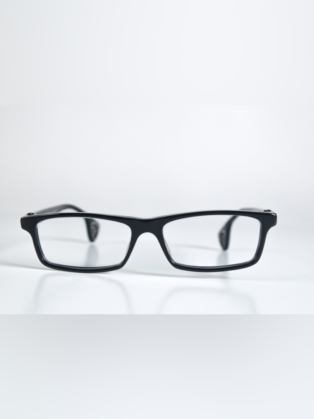 Chrome Hearts Jablome Eyeglasses Punk Rock Roll Black Rectangular Frames